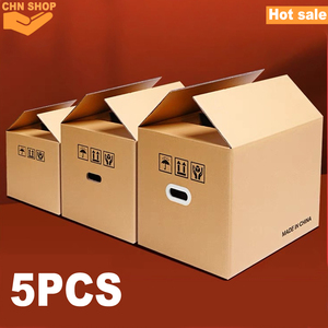 5PCS Moving boxes Cartons packing box cardboard paper boxs