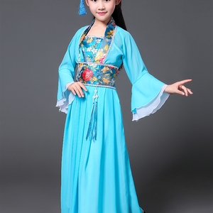 潮儿童古装服装仙女公主裙超仙西游记角色扮演七仙女服装女童演出