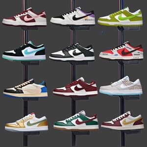 aj男鞋正品莆田官方旗舰店dunk黑白熊猫aj1女鞋情侣款低帮板鞋子