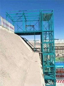 安全爬梯桥梁施工基坑施工安全梯笼高墩建筑防护网安全爬梯笼梯