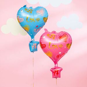 风筝热气球4D户外线飞空铝箔飘空气球婚庆饰品卡通儿童充气玩具