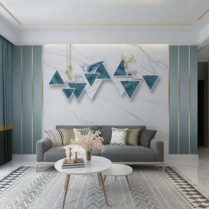 wen_mlan淘宝3d格栅仿大理石电视背景墙集成墙板客厅影视墙竹木纤维