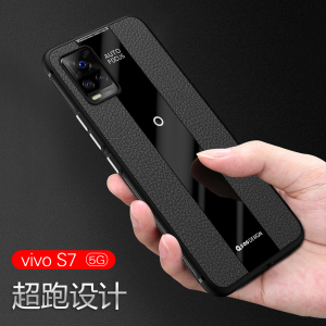 适用vivos7手机壳新款s7e烤瓷保时捷防摔s7保护套vivoZ6全包V2020A超跑设计男女系列S7硅胶个性V2162A外壳