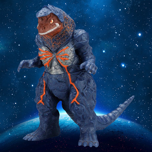 蓝色哥尔赞怪兽手办软胶玩具可动模型奥特曼人偶超人玩偶礼物摆件