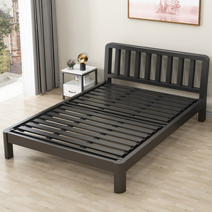 铁艺床简约加粗加厚钢架铁床单双人床家用榻榻米床经济型铁架子床