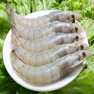 连云港发货 海洋大虾 冷冻南美白虾40-50厄尔多瓜 净重3.3斤/盒