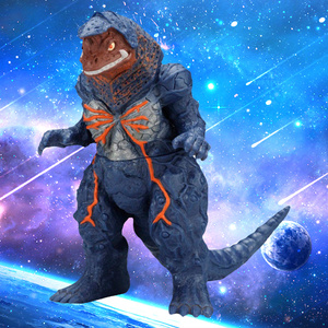 蓝色哥尔赞怪兽手办软胶玩具可动模型奥特曼人偶超人玩偶礼物摆件