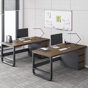 耐家职员办公桌简约现代办公室多人桌椅组合工位简易卧室电脑桌子