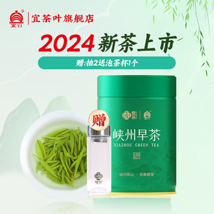 【2024新茶现货】宜昌毛尖明前头采特级绿茶峡州早茶自己喝50g罐