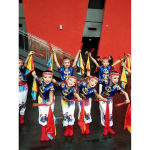 六一儿童蒙古演出服男女童蒙族筷子舞蹈表演服小荷风采舞动的旋律