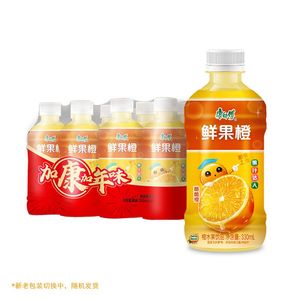 康师傅鲜果橙330ml*12瓶整件冰红茶蜜桃乌龙多口味夏季解渴茶饮品
