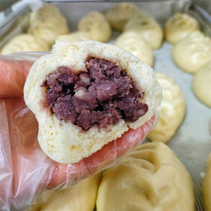 传统红豆包子纯手工下单现做馅料微甜早餐速食馒头一份12个微真空