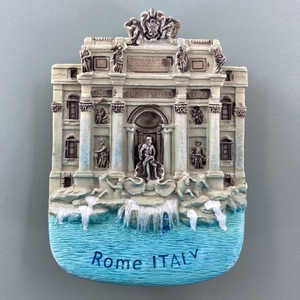 意大利首都罗马地标许愿池旅游纪念立体家居装饰品磁性冰箱贴礼物