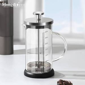 法压壶咖啡壶玻璃咖啡过滤杯手冲咖啡滤壶家用冲茶器咖啡冲泡器具