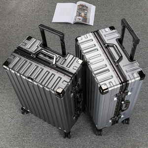 红谷官方旗店时尚大容量行李箱旅行箱铝框拉杆箱静音万向轮28