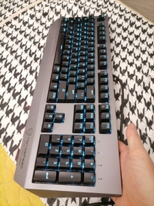 摩豹CK99二手电竞游戏专用有线机械键盘RGB灯带CSGO光轴橙轴网咖