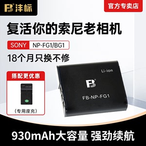沣标NP-BG1电池FG1适用索尼CCD相机T20 T100 H9 H3 H7 H70 20 H50 WX1 DSC-HX5C HX7 HX30 10 HX9 WX10充电器