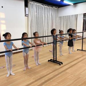 双层舞蹈机构杠把杆跳舞压腿杆家用儿童练功架子移动式运动健身房