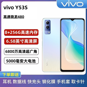 vivo y53s全网通双模5G指纹解锁高容量电池高刷游戏电竞智能手机