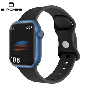 适用Apple Watch Series 1-7代/S E苹果手表表带 纯色 硅胶 表带