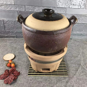 农村土瓦罐老式土泥瓦罐小土罐子泥巴罐传统老式土砂锅砂锅粥瓦煲