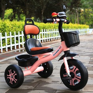 日本进口MUJIE儿童三轮车脚踏车脚蹬3-6岁脚踩小孩玩具单车大号童