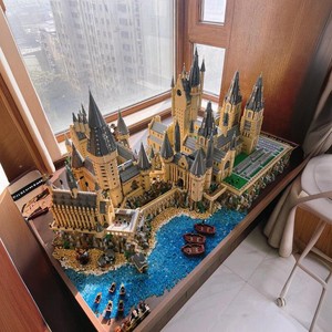 兼容乐高霍格沃兹城堡哈利波特系列高难度巨大型拼装建筑积木玩具