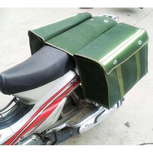 快递员摩托车挂包邮政工具包驼鞍袋 新品加大帆布邮包邮袋钓邮局t