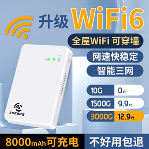 2024新款随身wifi移动无线wifi无线网络无限速流量上网卡适用5g手机热点wifi充电宝二合一便携车载宽带路由器
