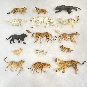 PAPO德国思safari老虎猎豹模型正版全新库存小豹狮子美洲豹黑豹玩