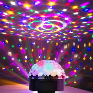 舞台ktv闪光灯声控魔球酒吧LED客厅旋转跳舞氛围新七彩灯蹦迪家用