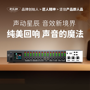 麦乐迪DSP6300 Pro前级效果器专业k歌混响器音频处理器防啸叫ktv