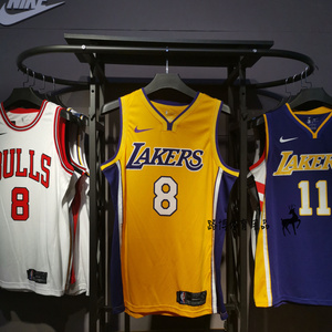 美版正品 湖人队24号kobe科比球衣 黑曼巴篮球服复古城市版背心男