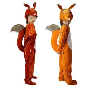 六一节狐狸演出服儿童动物小猴子表演服装衣服幼儿园活动道具老虎