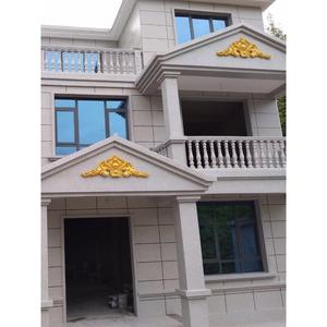别墅外墙装饰构件欧式长方形窗花浮雕eps聚苯泡沫花板屋顶三角花
