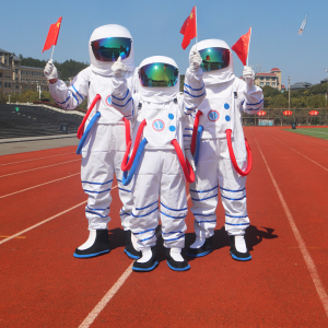 宇航员太空服人偶服装儿童表演服装航天员学生运动会宇航服玩偶服