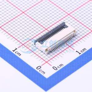 FFC/FPC连接器 AFC01-S18FCA-00 卧贴SMD P=0.5mm 翻盖式 JS/钜硕