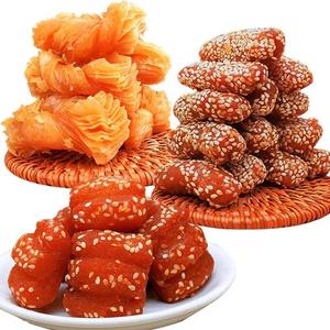。。蜜刀三果子糕点油果纯手工山东老式传统特色零食1斤-2斤怀旧
