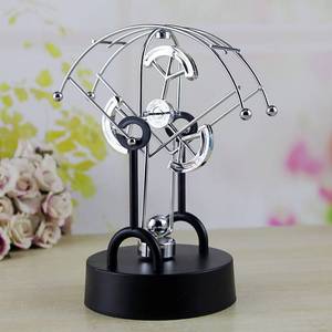 钟摆仪摇摆摆动仪牛顿摆球办公室卧室摆设玩具个性金属桌面饰品装