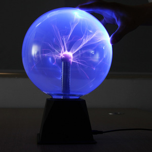 触摸魔法闪电人造离子静电球声控感应电弧灯光玩具送孩子生日礼物
