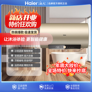 海尔电热水器50/60/80/100升家用大容量储水式速热WIFI智控-GA3