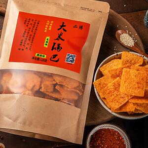 二阳锅巴10包网红休闲食品小吃零食夜宵整箱小包装好吃年货节礼盒