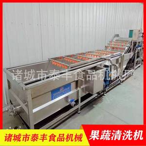 泰丰 水饺蔬菜清洗机 速冻水饺馅料成套食品机械设备 实力商家