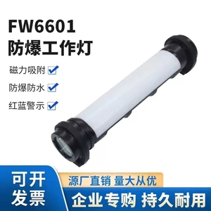 海洋王FW6601磁吸式防爆检修工作灯红蓝警示充电棒手持手电筒