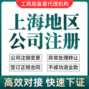 上海公司注册注销营业执照代办股权转让地址挂靠变更异常解除年报