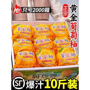 福建黄金葡萄柚新鲜10斤爆汁柚子当季水果整箱蜂蜜黄肉西蜜柚包邮