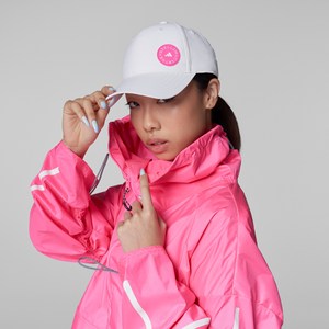 Adidas阿迪达斯SMC女子 RUNNING CAP 粉色跑步运动帽子GL4609