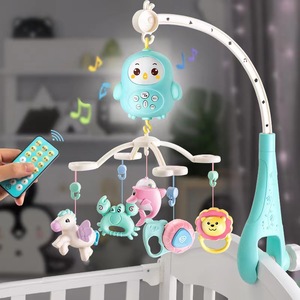 婴儿床摇铃安抚玩具挂件初生宝宝0-3吊玲悬挂式6个月新生儿床铃