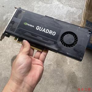 丽台k4000显卡  拆机显卡成色如图,铝有点小变形,专业的