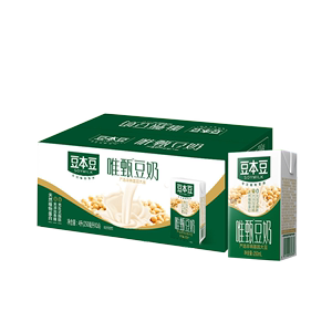 豆本豆唯甄豆奶原味250ml*16盒整箱早餐奶植物蛋白饮品【百补1】